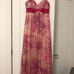 BCBG floor length gown